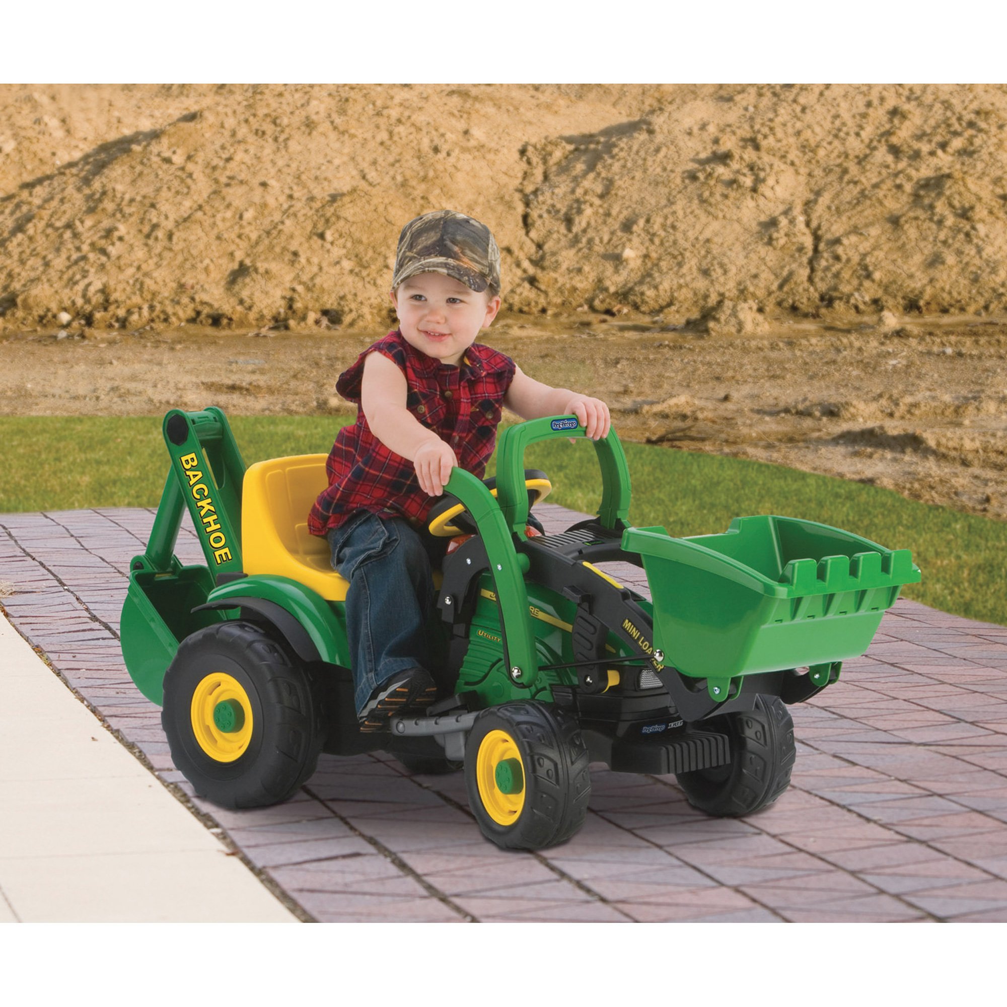 John Deere Battery-Powered 6 Volt Utility Tractor, Model# ICED1069